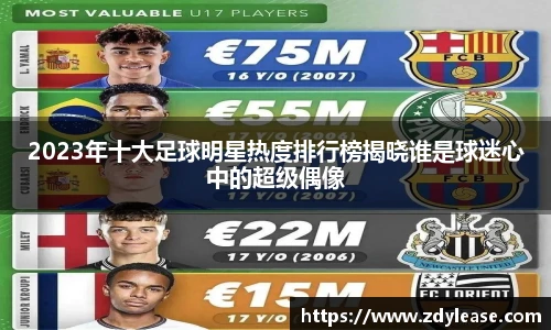 2023年十大足球明星热度排行榜揭晓谁是球迷心中的超级偶像